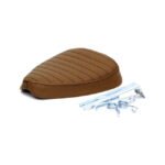 c racer classic bobber solo seat medium dark brown for harley fits universal