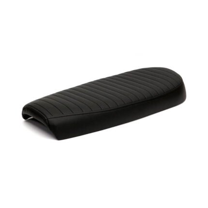 c racer fat scramsadle scrambler seat black for harley fits universal