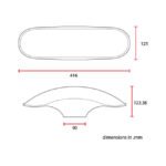 c racer universal 17 18 front fender no4 s for harley fits universal