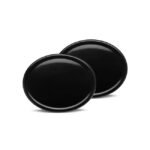 c racer vintage racing oval side number plates for harley fits universal