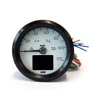 mmb 48mm electronic speedometer basic 120mph black for harley fits custom applications