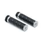kuryakyn dillinger grips silver for harley fits 2008 2021 h d with e throttle excl 2018 2021 fltrxse