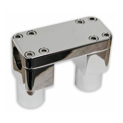 wild1 savage risers 3 rise chrome for harley fits 1 25 handlebars