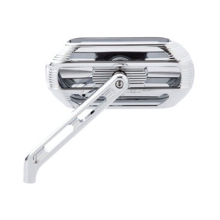 arlen ness sidekick caged mirror left hand chrome for harley fits including hardware for harley indian metric and victory