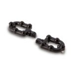 arlen ness mx foot pegs black for harley fits ness footpeg mounts
