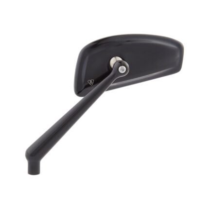 arlen ness tearchop mirror left black for harley fits harley indian metric and victory with included hardware