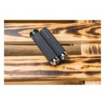 rough crafts knurled rubber handlebar grips chrome for harley fits 2008 2023 h d with e throttle excl 2023 flhxse 2018 2023 fltrxse pan america ra sportster rh