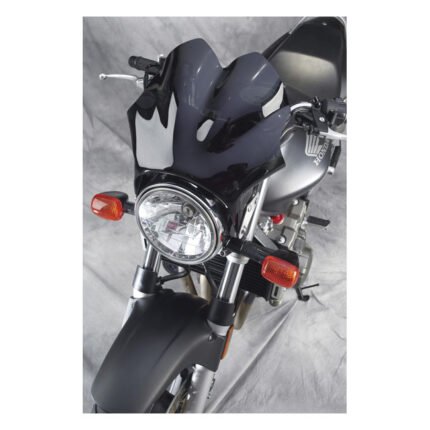 nc f series f 18 sport fairing dark tint for harley fits universal applications for models with side mount points and headlights up to year dates 228 6mm in diameter