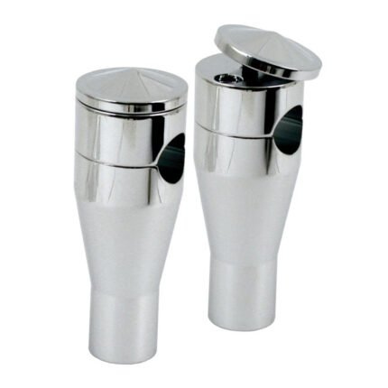 twist top panhead style risers chrome 4 rise for harley fits 1973 2002 b t tc b xl excl flt