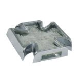 maltese cross billet led taillight clear lens for harley