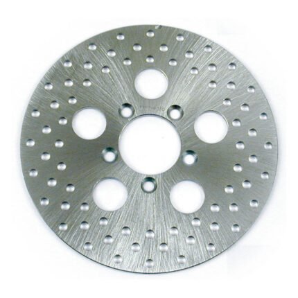 brake rotor stainless drilled 10 inch for harley fits 1978 1983 xl 1977 1983 fx fxr with alu diabolo style hub