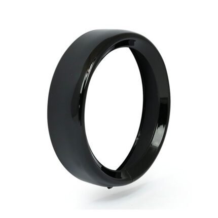 recessed trim ring 7 headlamp gloss black for harley fits 2012 2016 dyna fld 1994 2022 flhr 1983 2013 touring excl flt 2006 2013 trikes 1986 2017 flst models with
