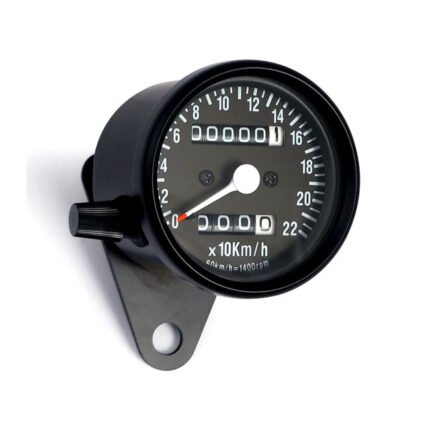 mini speedo 21 kmh with tripmeter black for harley fits most models with front wheel drive some early models with transmission drive