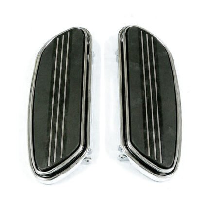 runway rider floorboards std length chrome for harley fits 1986 2017 softail 2012 2016 dyna fld switchback 1983 2023 flt touring 2009 2023 trikes