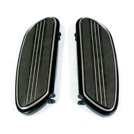 runway rider floorboards std length black for harley fits 1986 2017 softail 2012 2016 dyna fld switchback 1983 2023 flt touring 2009 2023 trikes