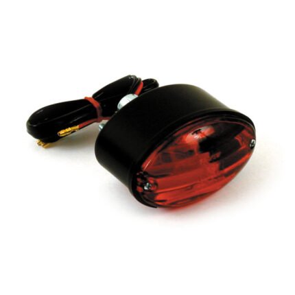medium cateye taillight black for harley