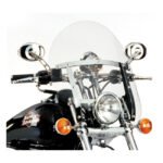 nc low boy heavy duty windshield clear for harley fits use 1970 35mm 1994 39mm 1996 41mm mount kit