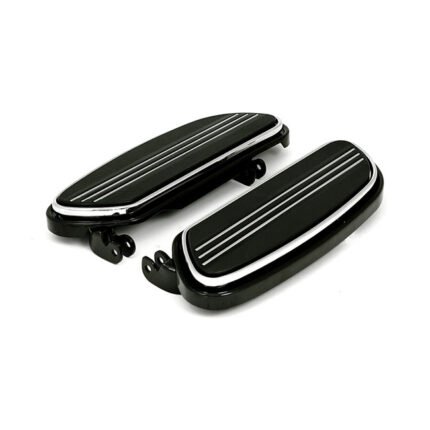 runway rider floorboards 1 extended black for harley fits 2002 2023 touring 1997 2001 touring with oem 42638 03 extended reach brake lever