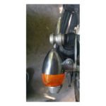 motone turn signal brackets top shock mount polished for harley fits triumph 2001 2018 bonneville t100 se scrambler truxton street cup t120 carb en efi models and custom applications