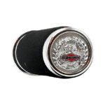 handlebar grip set cushion with eagle end caps for harley fits 1974 1923 h d with 1 diameter grip area