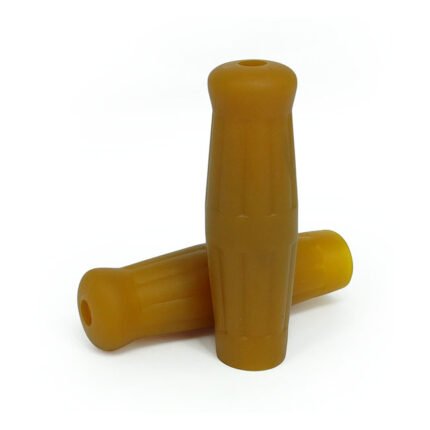 vintage style 1 grips candy brown for harley fits 1974 1923 h d with 1 diameter grip area