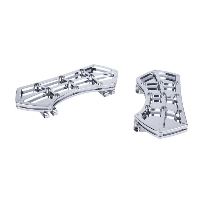 kuryakyn heavy industry passenger floorboards black for harley fits 1986 2017 fl softail 2012 2016 dyna fld switchback 1983 2023 touring 2009 2023 trikes