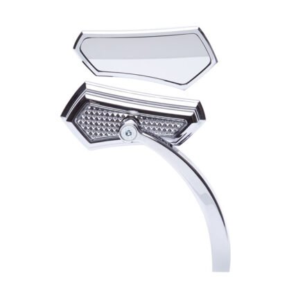 vitys design diamond mirror right side chrome for harley