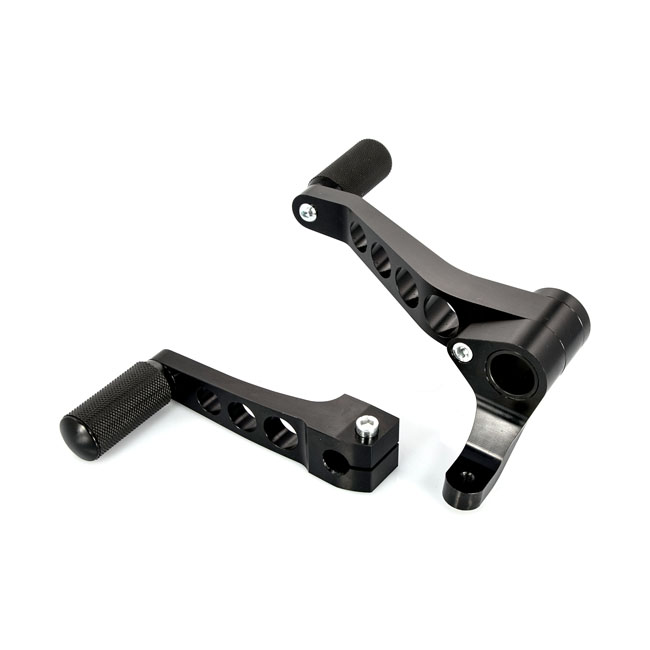 free spirits brake shift lever set black for harley fits 2004 2013 xl excluding xl1200x forty eight