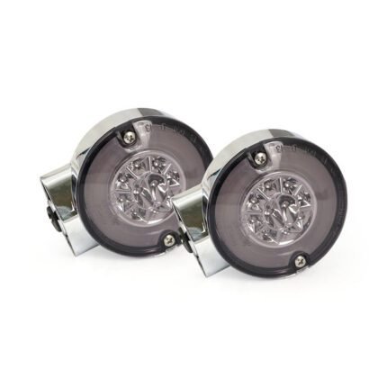 ringers fl led turn signals front chrome for harley fits 1999 2013 flst 2001 2013 touring