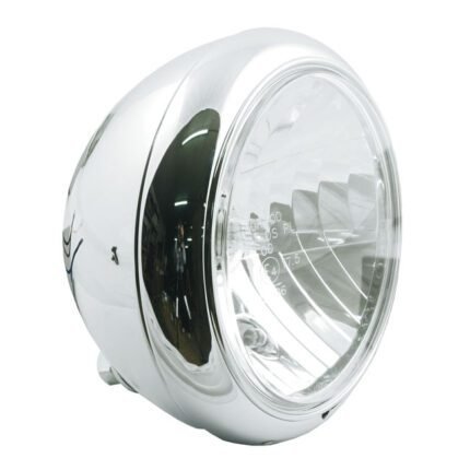 7 gladiator fl style h4 headlamp chrome for harley