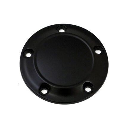 stepped point cover 5 hole black for harley fits 1999 2017 twin cam