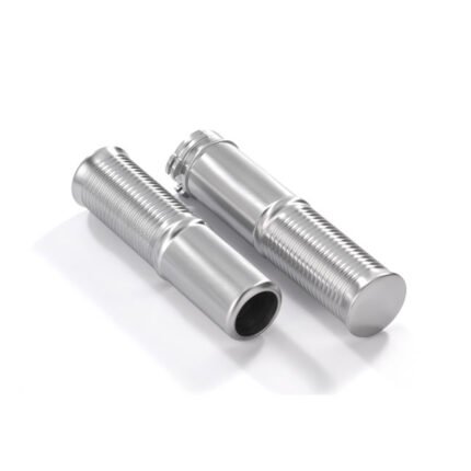 kustom tech fl handlebar grip set satin aluminum for harley fits 1974 2022 h d with single or dual throttle cables excl street