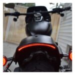custom dynamics fxfb fat bob led center taillight red for harley fits softail 2018 2020 fxfb 107 2018 2023 fxfbs fat bob s 114 us models only