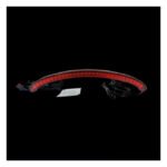 custom dynamics fxfb fat bob led center taillight red for harley fits softail 2018 2020 fxfb 107 2018 2023 fxfbs fat bob s 114 us models only