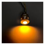 custom dynamics led boltz amber white leds polished for harley