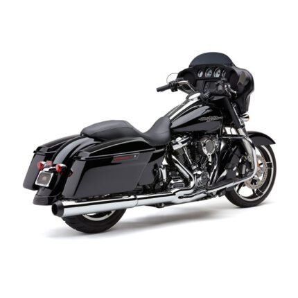 cobra power flo 2 1 rpt chrome for harley fits seventeen twenty three touring