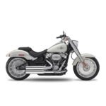 kesstech fusion long 2 2 exhaust chrome straight cut short for harley fits 114 m8 softail models 2018 2020 breakout 2018 2020 fat boy