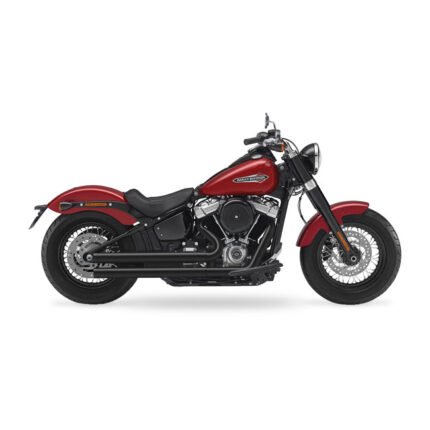 kesstech drags 2 2 exhaust black straight short end caps for harley fits 107 m8 softail models 2018 2020 lowrider 2018 2020 slim 2018 2020 street bob