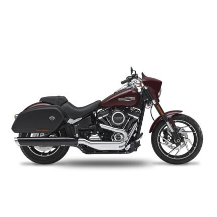 kesstech solo x 2 1 slip ons chrome solo x end caps for harley fits 107 m8 softail models 2018 2020 sport glide