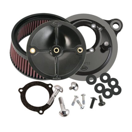 ss stealth air cleaner kit for 66mm ss throttle body for harley fits 2003 2017 twin cam with 66mm ss throttle body