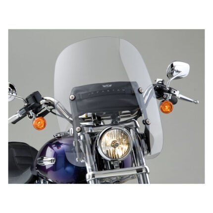 nc spartan quick release windshield clear 16 25 high for harley fits flstc flstf models