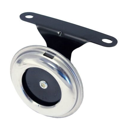 chris products 2 1 2 custom horn 12 volt black zinc for harley