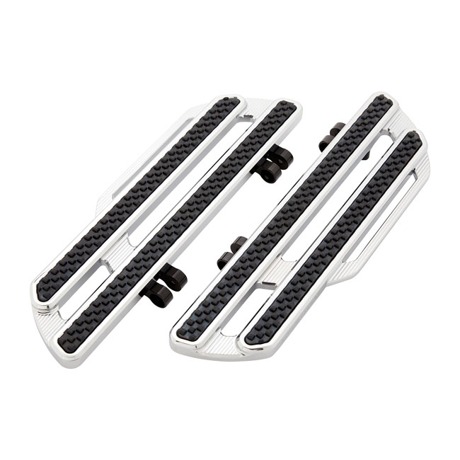 arlen ness method rider floorboards chrome for harley fits 2018 2023 fl softail with rider floorboards