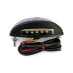 micro l a led taillight black for harley fits universal