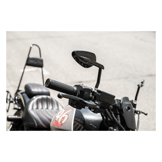 burly slash cut grip set black for harley fits honda 2021 2022 rebel cmx1100