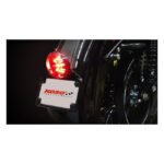 koso solar led taillight red lens for harley fits universal