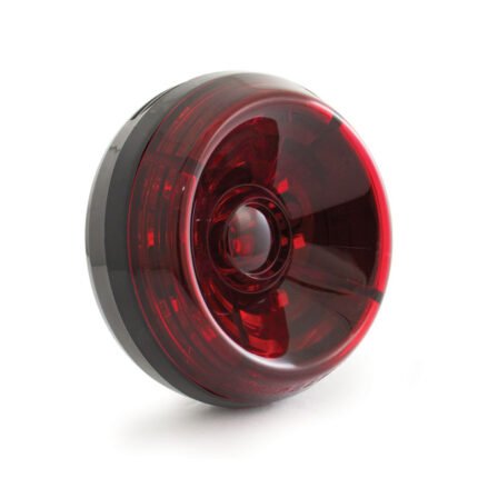 koso solar led taillight red lens for harley fits universal