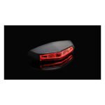 koso gt 01 mini led taillight red lens for harley fits universal