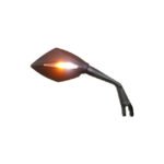 koso blade style mirror with turn signal position light for harley fits universal