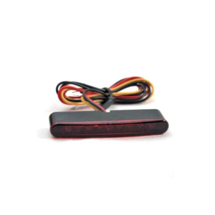 stripe run mini led taillight red lens for harley